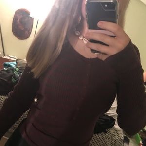 striped abercrombie and fitch shirt